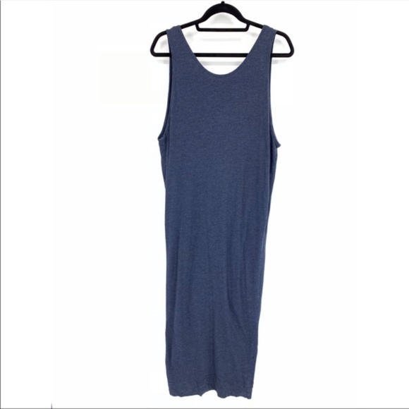 Helmut Lang Dresses & Skirts - Helmut Lang Blue Midi Tank Dress